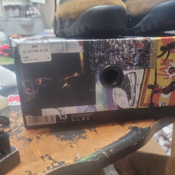 Air jordan 9 retro boot NRG "Olive" mens size 13 - Picture 5 of 8